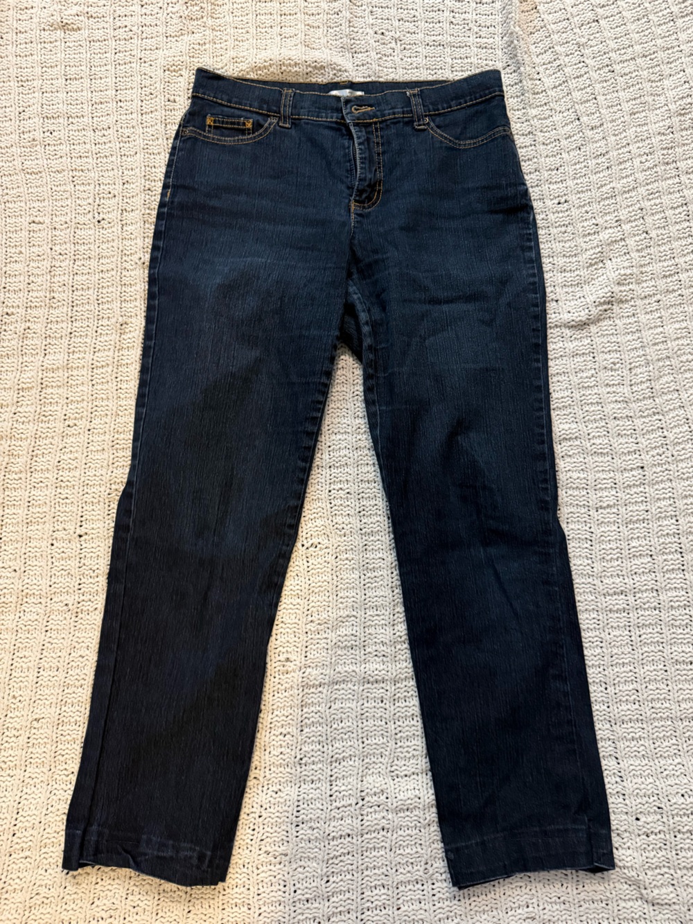 Metro 7 Women’s Dark Indigo Straight Leg Jeans